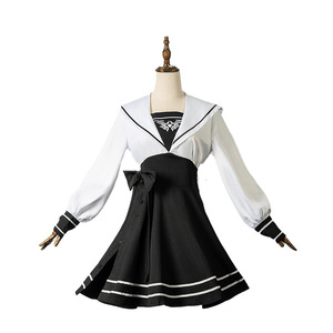 2B sorellina senza schienale stile College ricamo marinaio giapponese completo uniforme <span class=keywords><strong>da</strong></span> studente - Product Image 5