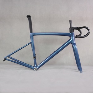 Cadre de vélo de route en fibre de carbone T1000, peinture personnalisée, super léger, câblage interne, mouvement central à disque TT-X70, patte de dérailleur UDH - Product Image 1