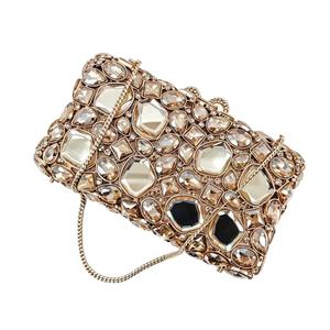 Bolso de Noche Elegante Transparente con Gemas para Mujer, Cartera de Lujo con Pedrería, Bolso de Mano Brillante para Club Nocturno o Festival - Product Image 5