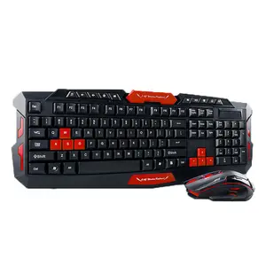 Günstiger Preis Fabrik Tastatur RGB Tasten Membran Tastatur mit Maus Kamm Set versand kostenfrei zum Versand Agent Lager