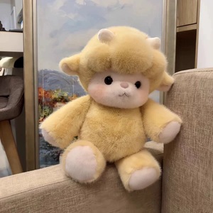 Peluche de <span class=keywords><strong>veau</strong></span> des Highlands, jouet en coton PP doux, figurine de dessin animé, décoration de chambre d'enfant, cadeau - Product Image 4