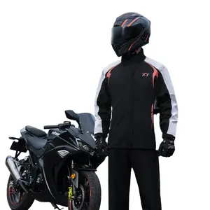 Motosiklet için özel logo yağmurluk hafif su geçirmez yağmur ceketi yağmurluk takım mens yağmurluk