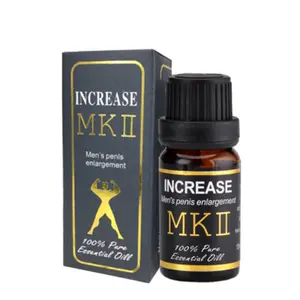 Herbal MK II minyak esensial pria, Gel minyak esensial pijat hitam Penis waktu seks