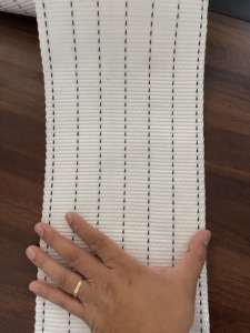 200mm <b>White</b> Polyester Webbing Strap 5:1 Heavy Duty Lifting Belt for Industrial <b>Cargo</b> Securing and Load Restraint - Product Image 4