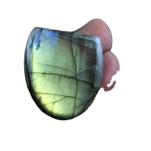 70 Carat Naturel Labradorite Lâche Gemme Fantaisie Forme Cabochon Lisse Top Qualité Fabrication Fil Enroulé Bijoux Perles - Product Image 1