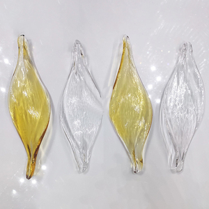 Lampu gantung dekorasi seni Modern, lampu gantung besar kustom dengan lampu bentuk panjang kristal - Product Image 6
