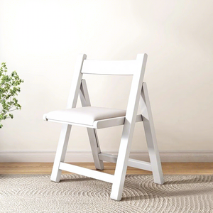 Simple-Style Solid Wood <strong>Folding</strong> <strong>Chair</strong> with Backrest No Assembly Required Home Use Portable Dining <strong>Chair</strong> - Product Image 3