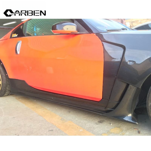 Kit carrosserie latérale en fibre de carbone de haute qualité, pièces de modification améliorées pour Nissan 350Z Z33, paire gauche et droite - Product Image 5