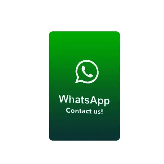 Logotipo Personalizado Redes Sociales WhatsApp Nfc Business Card Scan Qr Google Tap Card