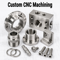 Pièces en acier inoxydable usinées sur commande par CNC, pièces en alliage d'aluminium et en laiton, service d'usinage CNC à bas prix