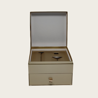 Boîtes à tiroirs rigides personnalisées haut de gamme en carton recyclable et écologique pour maquillage et cosmétiques, sérum de soin de la peau