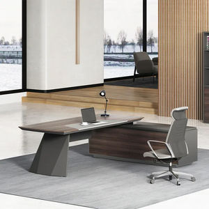 Escritorios de Oficina Ejecutivos Modernos de Madera en Forma de L, de Alta Calidad, Italianos, de Lujo, Únicos, Convertibles, Mesa para Directores Generales - Product Image 4