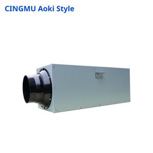 Qingmu Feng Neu für Gebläse lüftungs <span class=keywords><strong>system</strong></span> Metall verzinktes Blech Statischer Druck Schall dämpfer Box Radial ventilator Schall dämpfer Kanal - Product Image 4