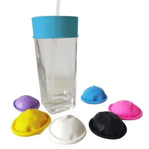 Cubiertas de Silicona para Botellas y Vasos con Logotipo Personalizado, Pulverizador de Perfume, Cubiertas Antiderrames de Látex Degradable con Diseño Acanalado - Product Image 3