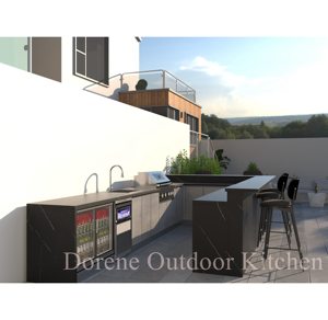 2026 dorene Modular BBQ đảo bếp ngoài trời nướng Set | tính năng cửa ra vào bằng thép không gỉ kèm theo Bar & vỉ nướng - Product Image 4