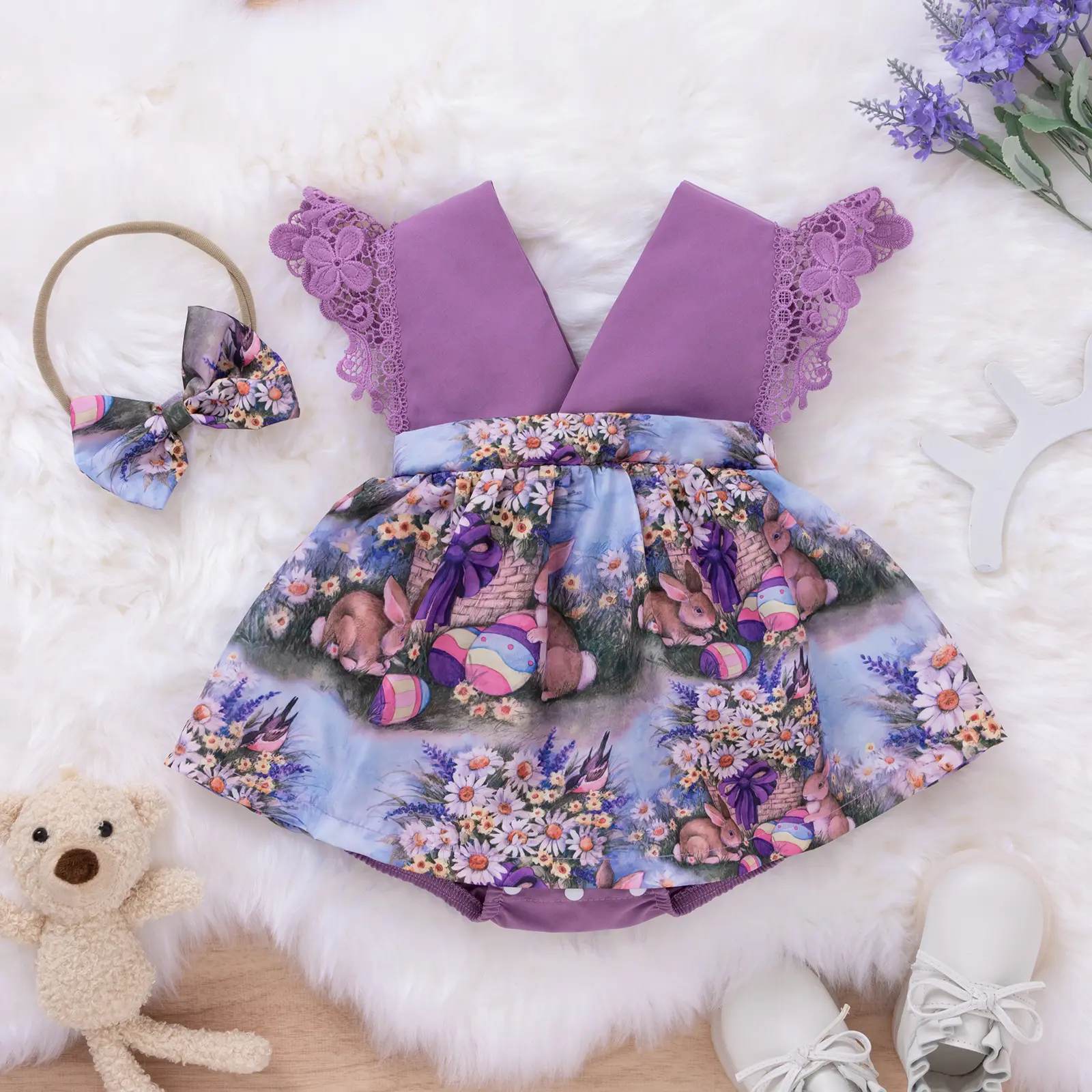 Vestidos sem mangas para meninas de 2023, roxo, bebês, recém-nascidos, estampados, vestidos de princesa, macacão infantil, saia