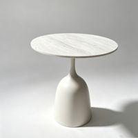 Table basse la plus vendue en marbre et métal pour salon et chambre à coucher