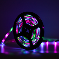 Barre lumineuse au néon solaire magique RVB Lumière d'ambiance à LED en silicone colorée avec contrôle d'application Indice IP65