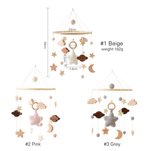 Morbido tono neutro stile Boho tessuto animale appeso culla per bambini Mobile per decorazione Unisex della stanza dei bambini - Product Image 6