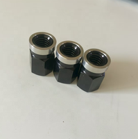 Nouvelles écrous de couvercle arrière en alliage d'aluminium noir modifiées pour Sprint Car Late Model, IMCA DMI Wheel Racing Dirt Midget, filetage 3/8-16