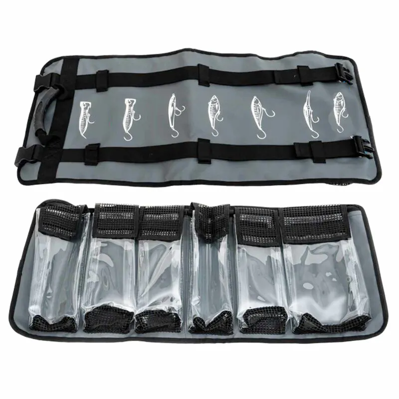 Heavy duty waterproof Lure bag | Tarpaulin Clear PVC fishing Tackle storage Bag