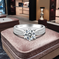 14k or jaune 2k taille princesse IGI S925 5ct femmes Marquise lâche laboratoire cultivé Marquise émeraude jaune rose bague en diamant hommes