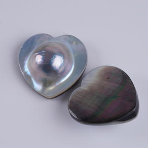 Perlas Sueltas en Forma de Corazón de Concha de Caballito de Mar de 22*22mm para Accesorios de Joyería DIY - Pendientes, Colgantes, Anillos - Product Image 3