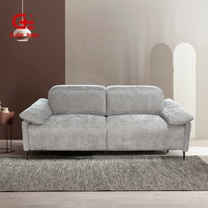 كرسي كهربائي حديث <span class=keywords><strong>3</strong></span> 2 1 مقعد لغرفة المعيشة قابل للتعديل إطار معدني من الجلد الصناعي المنجد - Product Image 2