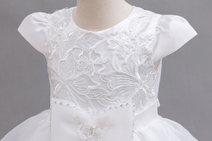 Robe de bal princesse en mousseline de soie et maille, dos nu, longueur cheville, pour adolescentes, tenue de scène de piano, célébration de Noël - Product Image 5