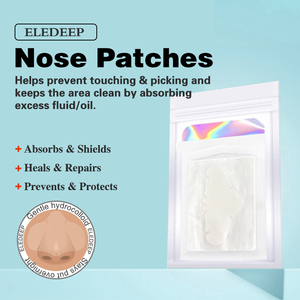 แผ่นแปะสิวไฮโดรคอลลอยด์สำหรับจมูก แผ่นแปะสิวไฮโดรคอลลอยด์แบบใช้ข้ามคืน แผ่นแปะสิวสำหรับดูดซับสิว แผ่นแปะรูขุมขนสำหรับจมูก - Product Image 2