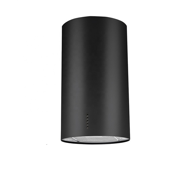 Lawe New Hotel High Power Top Suction Island Range Hood Cylindrical Ceiling Type Island Platform Hoisting Suspended Kitchen Hood