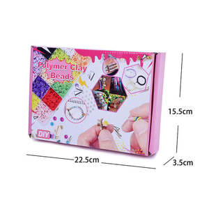 Gran oferta 2025, cuentas de arcilla polimérica coloridas de alta calidad, cuentas de arcilla decorativas redondas planas de 6mm, juego de cuentas de arcilla Diy con dijes - Product Image 2