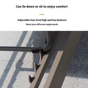 Moderno metallo giardino Hotel Villa piscina lettino all'aperto per il tempo libero prendere il sole sedie a sdraio per la spiaggia o lo spazio all'aperto - Product Image 4