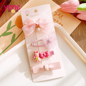 Nieuwe Lente Roze Boog Haarclip Lieve Kinder Bb Clip Koreaanse Haaraccessoires - Product Image 6