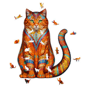 <span class=keywords><strong>Puzzle</strong></span> <span class=keywords><strong>chat</strong></span> 3d en <span class=keywords><strong>bois</strong></span> bricolage Vente en gros de puzzles animaux en <span class=keywords><strong>bois</strong></span> personnalisés pour Noël, fabricant <span class=keywords><strong>adulte</strong></span>. - Product Image 1