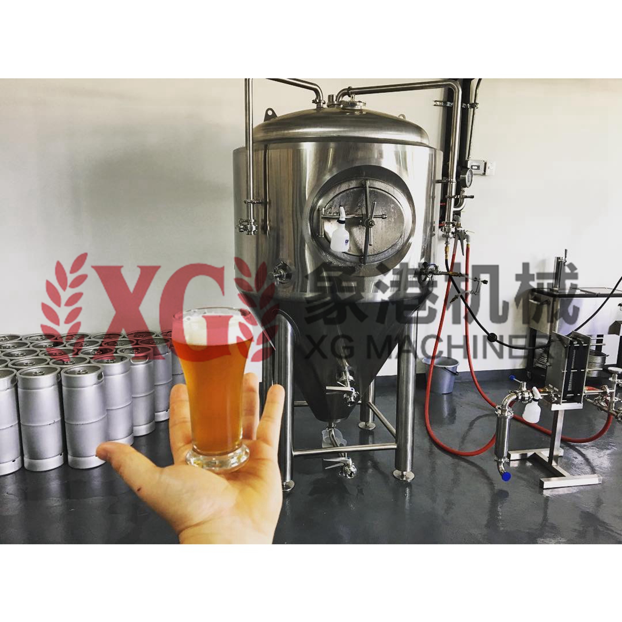 10bbl CE сертификат ферментации пива из нержавеющей стали 20bbl конический ферментный резервуар