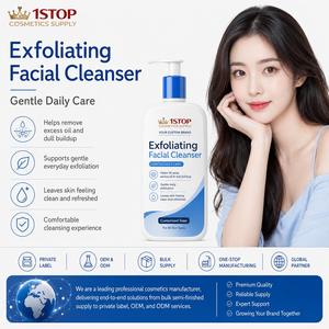 Gel Limpiador Facial Hidratante y Exfoliante Suave con Exfoliante <span class=keywords><strong>de</strong></span> <span class=keywords><strong>Aloe</strong></span> <span class=keywords><strong>de</strong></span> <span class=keywords><strong>Barbados</strong></span>, Fórmula Profesional, Servicios <span class=keywords><strong>de</strong></span> Formación - Product Image 3