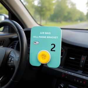 Supporto per cellulare con adesivo a forma di bottone rotondo DAM, con airbag, per smartphone. - Product Image 2