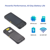 FineJoin M12 Terminal RFID UHF Portátil Android 10 Batería de Litio 5000mAh 4G WiFi para Lector de Tarjetas Inteligentes ABS ISO