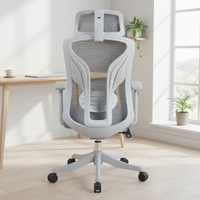 Chaise de bureau ergonomique en maille pivotante