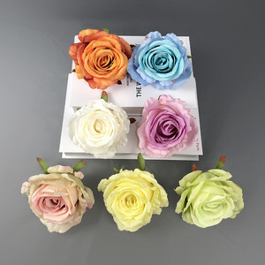 Roses artificielles superposées 11 cm, décoration de mariage, mur de fleurs, décoration de table, décoration d'allée - Product Image 1