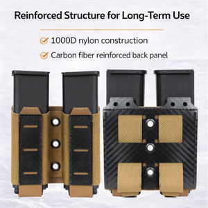 נרתיק מחסנית 9 מ\"מ טקטי מניילון לאחסון מחסניות עבור EDC וחגורת שירות - Product Image 3