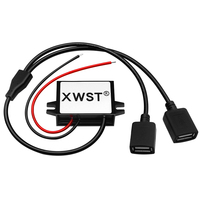 Convertisseur USB DC-DC abaisseur de tension 12V 24V 36V 48V vers 5V Convertisseurs DC 8-55V Entrée 5V Sortie 3A 15W Micro Mini Type C Chargeur USB