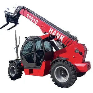 10 m 5 mt Y u c h a i Engine Telescopic loader High efficiency Telescopic Boom forklift in Agriculture and Industry
