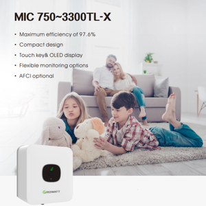 High Efficiency Growatt 100-150KTL3-X Three Phase Solar Grid Connected Transformerless Technology IP66 - Product Image 1