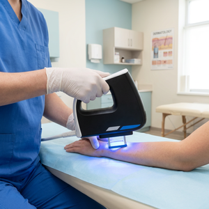 Máquina Láser Excimer de Alta Intensidad de 308nm, de Escritorio, para Uso Clínico en Vitiligo, <span class=keywords><strong>Dermatitis</strong></span> <span class=keywords><strong>Atópica</strong></span> y Eccema - Product Image 1