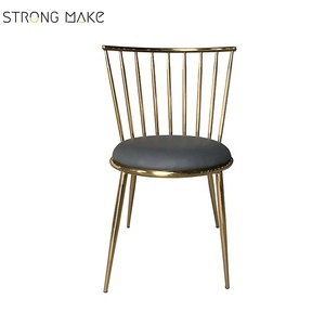 Design personnalisé Élégant <span class=keywords><strong>Scandinave</strong></span> <span class=keywords><strong>pieds</strong></span> en métal Pu Cuir Dinant la <span class=keywords><strong>Chaise</strong></span> - Product Image 5