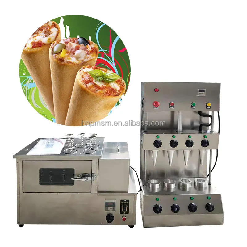 Dây chuyền sản xuất nhỏ để làm bánh pizza chất lượng tốt thiết bị sản xuất bánh Pizza Lò nướng máy để bán