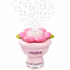 Máquina de Burbujas de Plástico EPT con Luz LED Recargable Automática para Niños, Juguete para Fiestas de Verano al Aire Libre - Product Image 1