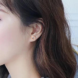 Collares con Colgante Fino <span class=keywords><strong>de</strong></span> Joyería <span class=keywords><strong>Swarovski</strong></span> <span class=keywords><strong>de</strong></span> Acero <span class=keywords><strong>de</strong></span> Titanio con Incrustaciones <span class=keywords><strong>de</strong></span> Diamantes <span class=keywords><strong>y</strong></span> Números Romanos - Product Image 5